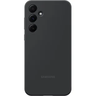 Etui Samsung EF-PA556TBEGWW A55 5G A556 czarny/black Silicone Cover - Etui i futerały do telefonów - miniaturka - grafika 1