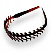 Ozdoby do włosów - Opaska do włosów Francuska Mocna Elastyczna Brązowa - miniaturka - grafika 1