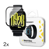 Akcesoria do smartwatchy - Szkło hartowane Wozinsky Full Glue do Xiaomi Redmi Watch 5 Active (2 szt.) - miniaturka - grafika 1