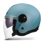 Kaski motocyklowe - Kask Otwarty LS2 OF620 Classy Solid Perłowy/NiebieskiM - miniaturka - grafika 1