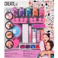 Zabawki kreatywne - Canenco Create it! zestaw pachnący make-up i manicure z brokatem 13924-uniw - miniaturka - grafika 1