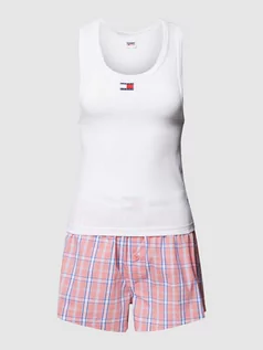 Bielizna nocna - Piżama z naszywką z logo model ‘HERITAGE’ - grafika 1