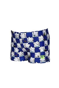 ARENA Kids Boy's Friends Swim Short Allover szorty Unisex - Dla dzieci i młodzieży (pakiet 1) - Kąpielówki dla chłopców - miniaturka - grafika 1