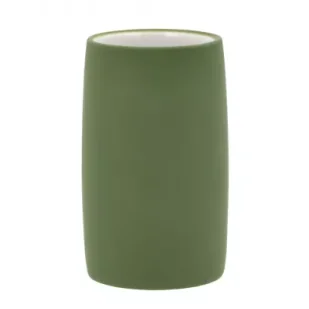 Södahl Kubek na szczoteczki do zębów Mono Olive 25217 Zielony - Pojemniki łazienkowe - miniaturka - grafika 1
