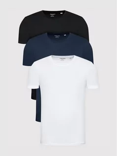 Koszulki męskie - Jones Jack Komplet 3 t-shirtów Organic Basic 12191759 Kolorowy Regular Fit - grafika 1