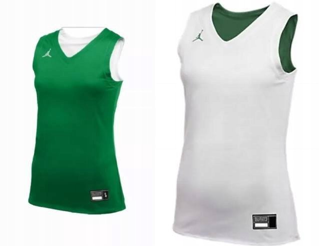Nike Jordan Team Dwustronna Damska Zielono-Biała koszulka bokserka r.M