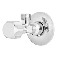 Zawory i kraniki - Zawór grzybkowy kątowy czerpalny do baterii, dolnopłuka lub pralki 1/2" x 1/2" Invena - miniaturka - grafika 1