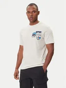 Koszulki męskie - Napapijri T-Shirt S-Montepiana NP0A88SV Beżowy Regular Fit - miniaturka - grafika 1