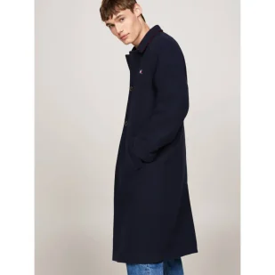 Tommy Jeans Płaszcz | z dodatkiem wełny - Płaszcze męskie - miniaturka - grafika 1