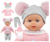 Akcesoria dla lalek - Lalka duża bobas jak żywa mówi śpiewa interaktywna uczy 2języki butelka - miniaturka - grafika 1