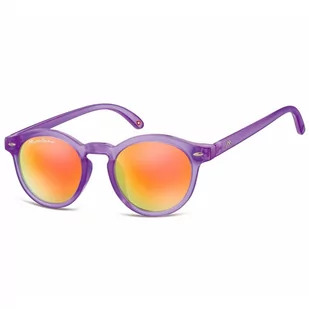 Okulary przeciwsłoneczne lenonki z filtrem UV400 fioletowe SS28E - Okulary przeciwsłoneczne - miniaturka - grafika 1