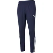 Spodnie męskie - Spodnie Męskie Puma Teamliga Training Pants Granatowe 657242 06-S - miniaturka - grafika 1