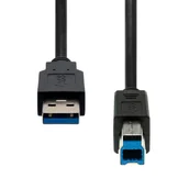 Kable USB - ProxTend USB 3.2 Gen1 kabel A do B M/M Czarny 0.5M - miniaturka - grafika 1