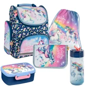 Zestawy szkolne - ZESTAW SZKOLNY DLA DZIEWCZYNKI 5-ELEMENTÓW JEDNOROŻEC 16 DERFORM - miniaturka - grafika 1