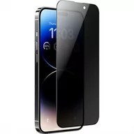 Szkła hartowane na telefon - Benks Szkło prywatyzujące V Pro Privacy do iPhone 14 Pro Max, czarne - miniaturka - grafika 1