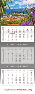 Kalendarz 2024 Trójdzielny Wyspa - Kalendarze - miniaturka - grafika 1