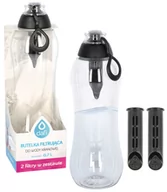 Butelki filtrujące - Butelka Filtrująca Dafi Soft 0,7L + 3 Filtry Czarna - miniaturka - grafika 1