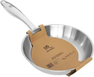 Patelnie - Shiori Stainless Steel 304 patelnia bez powłoki indukcja 20 cm - miniaturka - grafika 1