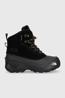 Buty dla dziewczynek - The North Face buty zimowe dziecięce Y CHILKAT V LACE WP kolor czarny - grafika 1