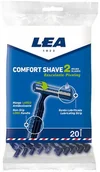Maszynki do golenia i wkłady - Golarka ręczna z wymiennym wkładem Lea Maquinilla Comfort Shave-2 20 szt (8410737004233) - miniaturka - grafika 1