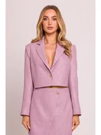 Marynarki i żakiety damskie - made of emotion Blezer w kolorze fioletowym - miniaturka - grafika 1