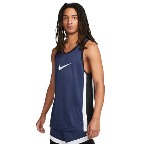 Koszulka koszykarska Nike Icon Dri-FIT Basketball Jersey Granatowa - DV9967-410-S