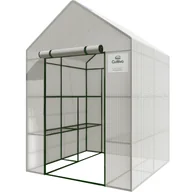 Szklarnie ogrodowe - Regał Ogrodowy 8 Półek Szklarnia Foliowa 140x140 - miniaturka - grafika 1