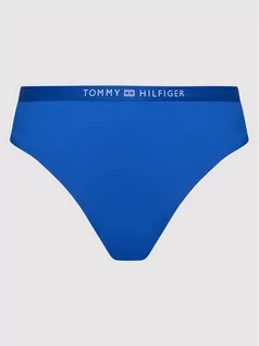 Stroje kąpielowe - Tommy Hilfiger Curve Dół od bikini UW0UW03398 Niebieski - grafika 1