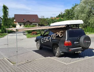 Zadaszenie wyprawowe markiza (rozmiar: 2,5 x 2.5m, kolor: piaskowy) 81879997 - Akcesoria motoryzacyjne - miniaturka - grafika 2