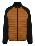 Kurtki i kamizelki sportowe męskie - Regatta Kurtka hybrydowa "Clumber" w kolorze jasnobrązowym - miniaturka - grafika 1