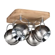Lampy sufitowe - Spotlight Ball Wood Sufitowa Spot-Light 5131474 Drewno Dębowe/Metal - miniaturka - grafika 1