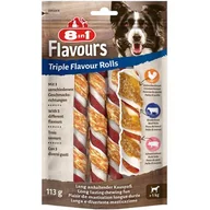 Przysmaki dla psów - 8IN1 8IN1 Triple Flavour Przysmak mięsna rolada 113 g - miniaturka - grafika 1