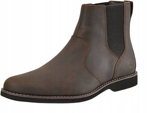 TIMBERLAND MĘSKIE BUTY BRĄZOWE SZTYBLETY ZE SKÓRĄ 41,5 1JTB