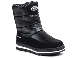 Buty zimowe dziecięce śniegowce ocieplane American Club XD 110/23 -32 - Śniegowce damskie - miniaturka - grafika 1