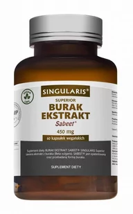 ACTIVEPHARM LABS SP. Z O.O. SP.K. ACTIVEPHARM LABS SP Z O.O SP.K Singularis Ekstrakt z buraka Sabeet 450 mg 60 kapsułek - Serce i układ krążenia - miniaturka - grafika 1