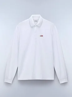 Napapijri Koszulka polo w kolorze białym - Koszulki męskie - miniaturka - grafika 1
