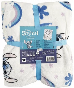 Koc Kocyk STITCH LILO STICH dla Dzieci Dziecięcy Polarowy Miękki 130 X 160 - Koce i narzuty dla dzieci - miniaturka - grafika 1