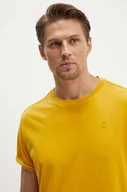 Koszulki męskie - G-Star Raw t-shirt bawełniany x Sofi Tukker męski kolor żółty gładki - miniaturka - grafika 1