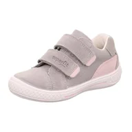 Buty dla dziewczynek - Superfit Tensy sneakersy dziewczęce, szary różowy 2500, 34 EU - miniaturka - grafika 1