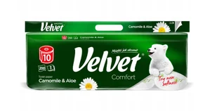 Valvet Papier toaletowy 3-warstwowy Camomile & Aloe, 10 rolek - Papier toaletowy Valvet Papier toaletowy 3-warstwowy Camomile & Aloe, 10 rolek - Papier toaletowy - miniaturka - grafika 1