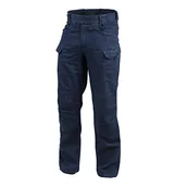 Spodenki męskie - Helikon-Tex UTP Urban Tactical Pants dla mężczyzn – męskie spodnie cargo typu cargo – jeansy ze stretchem denim, lekkie, do użytku na zewnątrz, na wędrówki, do wojska, spodnie robocze, granatowe, - miniaturka - grafika 1