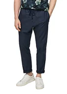 Spodnie męskie - s.Oliver BLACK LABEL Spodnie męskie, ciemnoniebieski, 46W Regularny - miniaturka - grafika 1