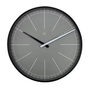 Nextime Zegar ścienny Ethan szary 7328GS - Zegary - miniaturka - grafika 1