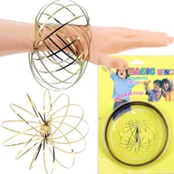 Zabawki sensoryczne - MAGICZNY RING ZABAWKA SENSORYCZNA KOLOR ZŁOTY - miniaturka - grafika 1