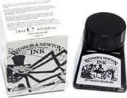 Pieczątki - Winsor & Newton Tusz rysunkowy Black Ink 30ml uniw - miniaturka - grafika 1