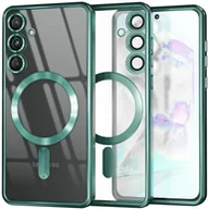 Etui i futerały do telefonów - Etui do Galaxy S25 Plus 5G MagSafe, zielone - miniaturka - grafika 1