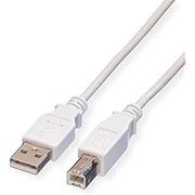 Kable USB - Value Kabel USB USBcable USB 2.0 A/B męskie - męskie3 m beige - 11.99.8831 - miniaturka - grafika 1