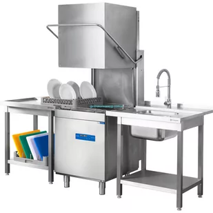 Zmywarka kapturowa 500x500, 10 kW z dozownikiem płynu myjącego - Zmywarki gastronomiczne - miniaturka - grafika 4