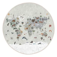 Dywany dla dzieci - Dziecięcy dywan do zabawy odpowiedni do prania ø120 cm Big World – Mila Home - miniaturka - grafika 1
