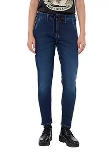 Spodnie damskie - KAPORAL Jeansy damskie/joggjeans model VIWIX-kolor Ex noszone indygo rozmiar XL, exwoin, L - grafika 1